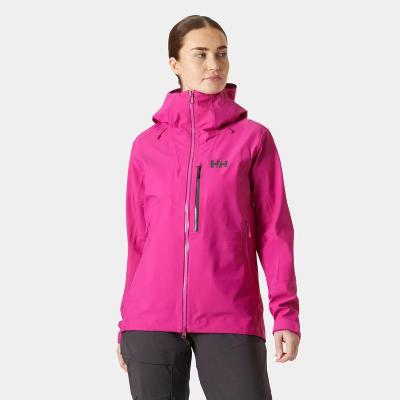 Helly Hansen 海丽汉森 女士冲锋衣 防风经典耐磨户外徒步登山滑雪服外套 63126663MAGENTA20