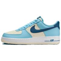 耐克NIKEAirForce1LowAquariusBlue耐磨透气低帮板鞋男