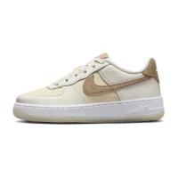 儿童NikeAirForce1四季防滑耐磨低帮板鞋米色