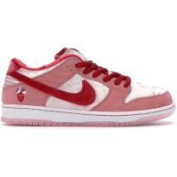 耐克(NIKE)NikeSB DunkLow StrangeloveSkateboards粉红丝绒拼接