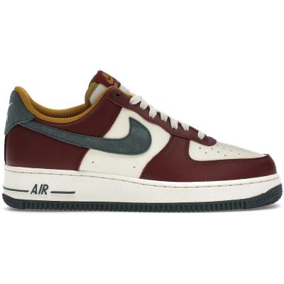 耐克(NIKE)NikeAirForce1Low07LV8DarkTeamRedVintageGreen男鞋复