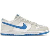 耐克(NIKE)NikeDunkLowRetro清新白色电光蓝透气休闲板鞋