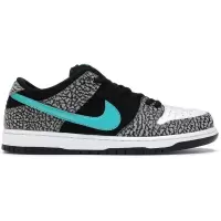耐克(NIKE)NikeSBDunkLowatmosElephant白灰拼接防刮耐磨板鞋