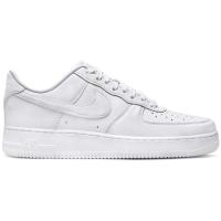 耐克(NIKE)纯白皮革低帮休闲鞋男鞋潮流百搭经典板鞋AIRFORCE1低