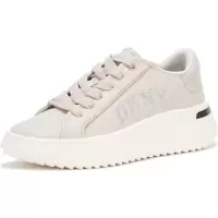 DKNY女款系带厚底运动跑鞋时尚百搭配增高休闲鞋