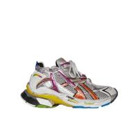 巴黎世家(Balenciaga)女款彩色运动鞋休闲系带耐磨橡胶底跑步鞋