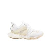 巴黎世家(Balenciaga)男款透明鞋底运动鞋拼接设计跑步鞋圆头系带