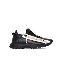 纪梵希(GIVENCHY)运动鞋男跑鞋透气休闲橡胶底侧边拉链装饰徽标印