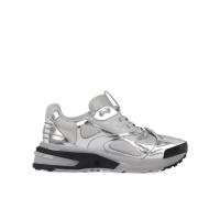 纪梵希(GIVENCHY)银色系带透气跑鞋男圆头运动鞋休闲鞋户外鞋