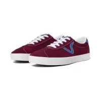 VANS复古低帮帆布鞋女鞋舒适圆头系带运动休闲鞋经典V字纹板鞋