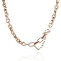 盖尔斯(GUESS)奢金水晶链锁骨项链女百搭时尚晚宴聚会珠宝饰品日