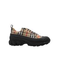 博柏利(BURBERRY)女鞋休闲跑步鞋棉质格纹装饰低帮运动鞋多彩选择