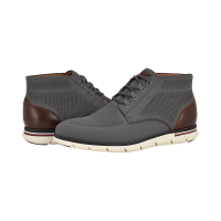 TOMMY HILFIGER男鞋百搭圆头系带chukka靴现代拼接鞋底舒适记忆泡