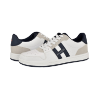 TOMMY HILFIGER经典美式风格休闲鞋男鞋舒适防滑圆头板鞋 lace-up