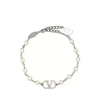 女士 brass 材质珍珠手链百搭饰品时尚优雅配饰