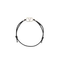 徽标手链男士滑动结扣可调节聚酯纤维饰品