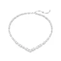 施华洛世奇(SWAROVSKI)银色金属项链女士精致小巧时尚百搭配饰链