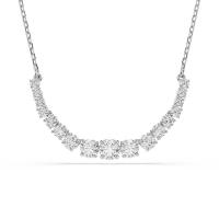 施华洛世奇(SWAROVSKI)银色金属项链女款精致小巧百搭配饰日常通