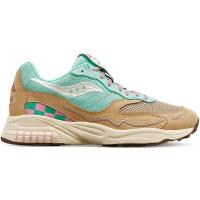 索康尼(SAUCONY)3D网格拼接饱和色女鞋休闲板鞋沙漠文化潮流镂空