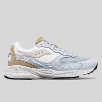 索康尼(SAUCONY)女款休闲鞋3D网格飓风复古高档皮革拼接舒适潮流