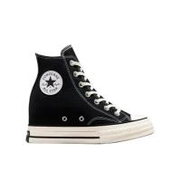 匡威(CONVERSE)增高显高帆布厚底系带高帮运动鞋女生休闲跑步鞋