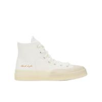 匡威(CONVERSE)高帮板鞋男鞋帆布绒面革拼接跑步鞋休闲鞋户外运动