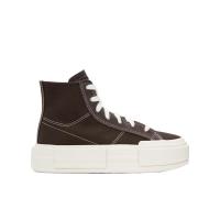 匡威(CONVERSE)高帮休闲鞋男跑鞋系带织物皮革拼接橡胶底防滑耐磨