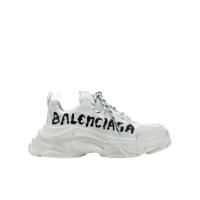 巴黎世家(Balenciaga)橡胶鞋底圆头系带运动鞋男潮流休闲跑步鞋