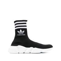 巴黎世家(Balenciaga)Balenciaga高帮袜套拼接连帽运动休闲女款跑