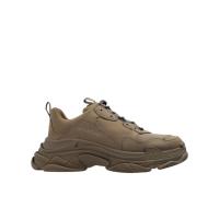 巴黎世家(Balenciaga)男款圆头织物橡胶运动鞋跑步鞋休闲百搭配色