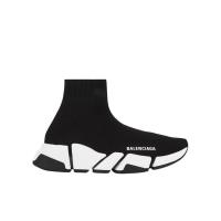 巴黎世家(Balenciaga)男士跑步鞋休闲运动鞋踝部袜式设计圆头耐磨