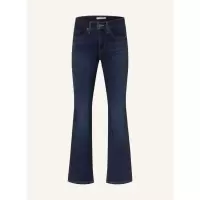 Levi's女士修身显瘦弹力牛仔裤高弹柔软ZIP飞鸟五口袋男友风