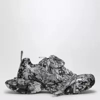 巴黎世家(Balenciaga)女款运动跑步鞋网布橡胶拼接轻便耐磨透气休