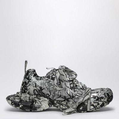 巴黎世家(Balenciaga)女款运动跑步鞋网布橡胶拼接轻便耐磨透气休