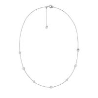迈克·科尔斯(MICHAEL KORS)925纯银镶钻短款项链女经典百搭锁骨