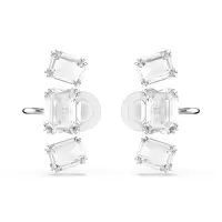 施华洛世奇(SWAROVSKI)女士白钻风轻奢气质无耳洞夹扣耳钉闪亮水