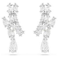 施华洛世奇(SWAROVSKI)闪耀灵动施华洛世奇锆石镀铑女士动态耳环