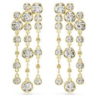 施华洛世奇(SWAROVSKI)女士耳环闪亮夺目金属水滴水晶吊坠耳饰时