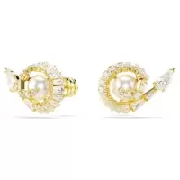 施华洛世奇(SWAROVSKI)蛇形铆钉耳钉女士时尚轻奢水晶耳饰生肖款