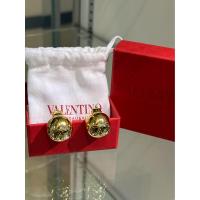 华伦天奴(Valentino)女款金属徽标耳饰夹钳扣环时尚百搭配饰潮流