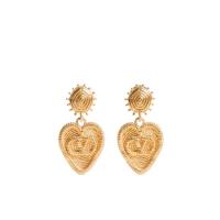 华伦天奴(Valentino)女款金属材质Vlog标识时尚百搭配饰坠饰耳饰