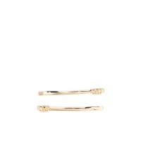 华伦天奴(Valentino)女款Vlogo标识耳饰时尚百搭配饰潮流金属耳夹