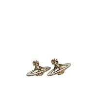 薇薇安威斯特伍德(VIVIENNE WESTWOOD)女款徽标穿孔耳饰时尚百搭