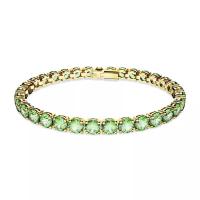 施华洛世奇(SWAROVSKI)女款金属手链金色彩金精致优雅百搭配饰日