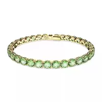 施华洛世奇(SWAROVSKI)女款金属手链金色彩金精致优雅百搭配饰日