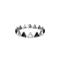 施华洛世奇(SWAROVSKI)女款 rhodium 镀层水晶装饰运动风格手链时