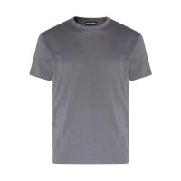 lyocell棉混纺圆领短袖t恤透气舒适男