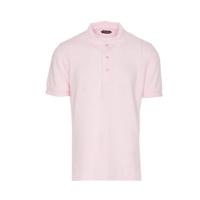 男士短袖Polo衫半纽扣设计舒适透气休闲T恤