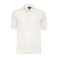 羊绒真丝短袖POLO衫男经典衣领粒纽扣商务休闲百搭配件