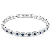 Swarovski闪耀蓝晶 adjustable 蓝色水晶手链女款时尚晚宴配饰